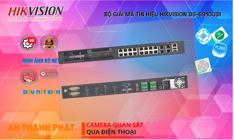 DS-6910UDIThiết Bị Ghi Hình Hình Ảnh Đẹp  Hikvision