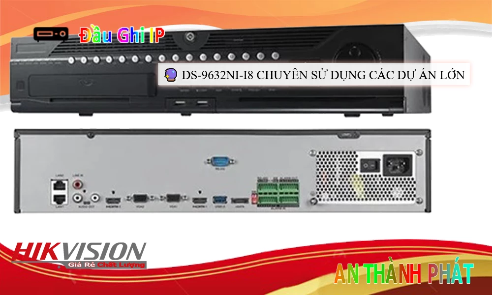 DS-9632NI-I8 sắc nét Hikvision ➠
