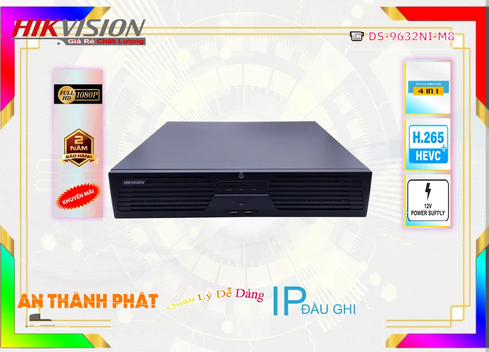 DS-9632NI-M8 sắc nét Hikvision ➠ DS-9632NI-M8 sắc nét Hikvision ➠