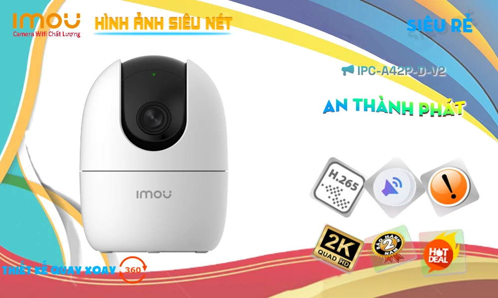 IPC-A42P-D-V2 sắc nét Wifi Imou
