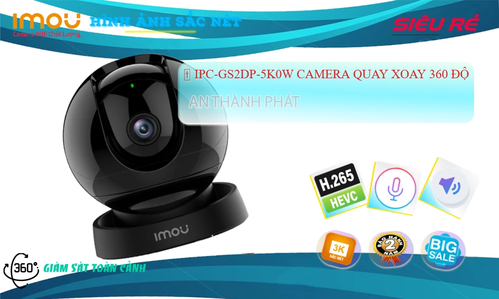IPC-GS2DP-5K0W sắc nét Wifi Imou