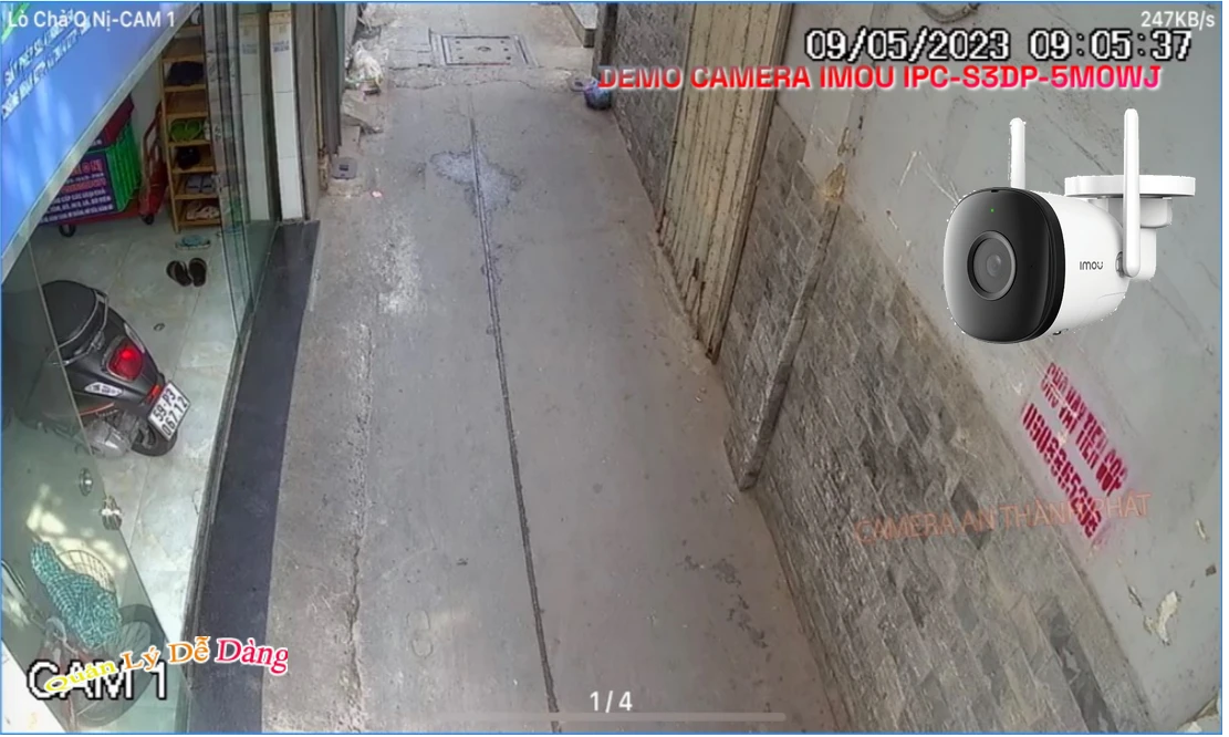 IPC-S3DP-5M0WJ sắc nét Wifi Imou