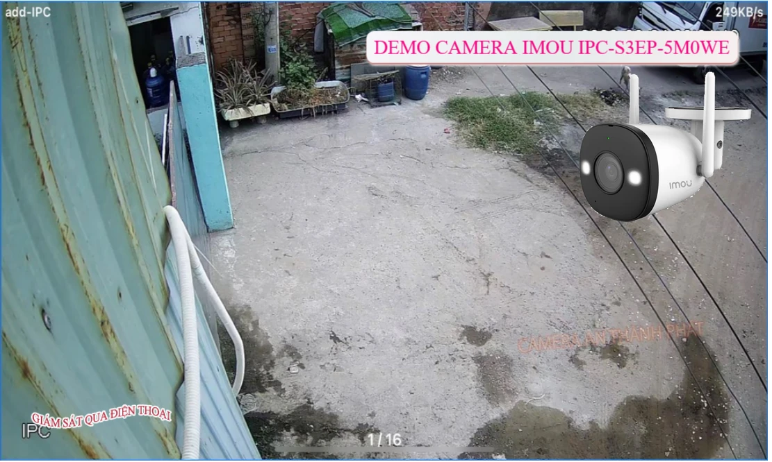 IPC-S3EP-5M0WE sắc nét Wifi Imou
