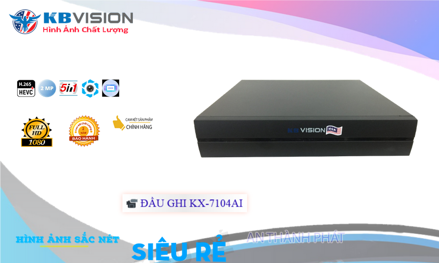 KX-7104Ai sắc nét KBvision