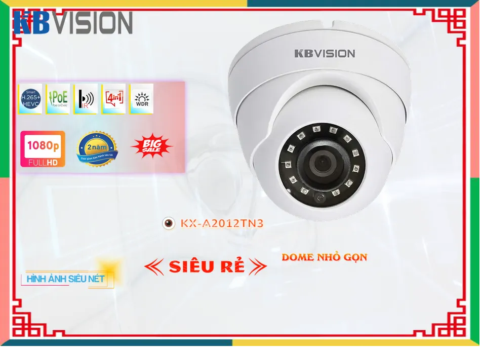 KX-A2012TN3 sắc nét KBvision KX-A2012TN3 sắc nét KBvision