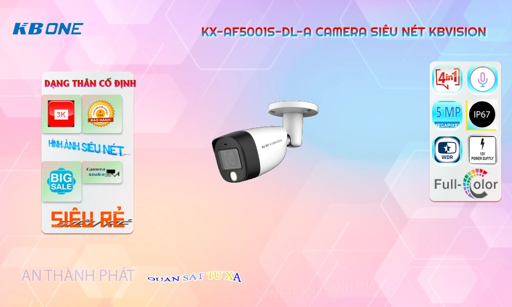 Camera KBvision KX-AF5001S-DL-A Mẫu Đẹp Camera KBvision KX-AF5001S-DL-A Mẫu Đẹp