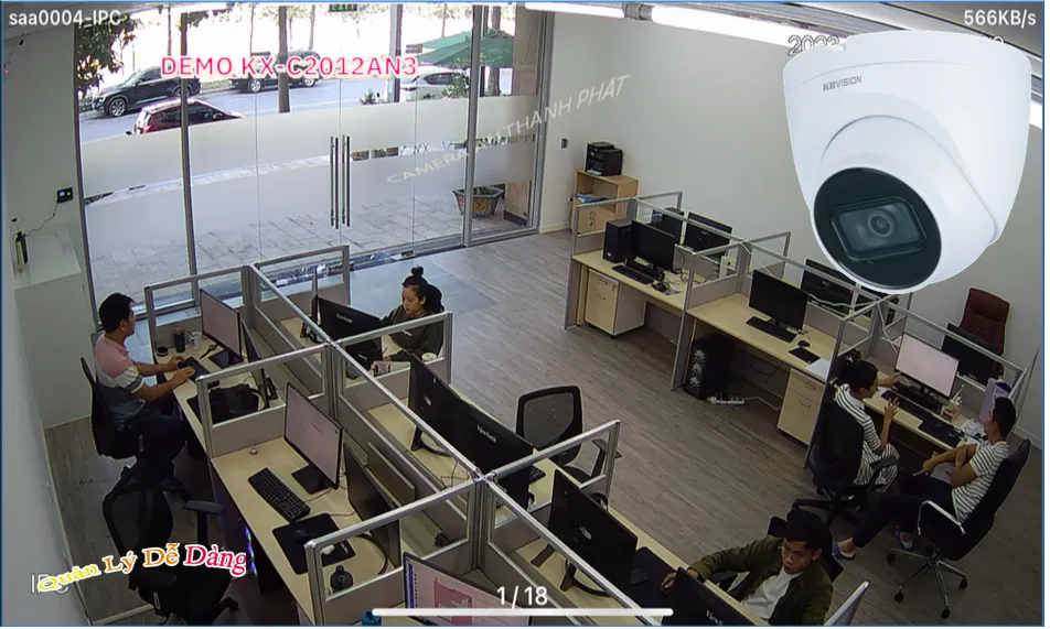 KX-C2012AN3 sắc nét KBvision KX-C2012AN3 sắc nét KBvision