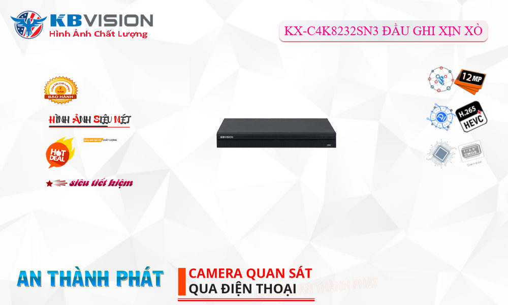 Đầu Thu KX-C4K8232SN3 KBvision ✅