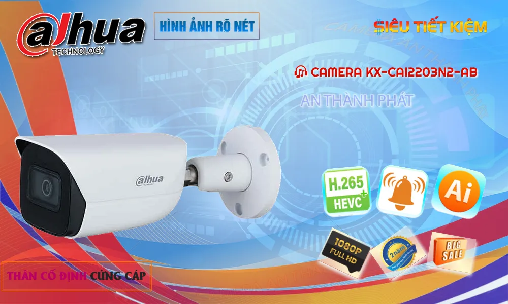 KX-CAi2203N2-AB sắc nét KBvision KX-CAi2203N2-AB sắc nét KBvision