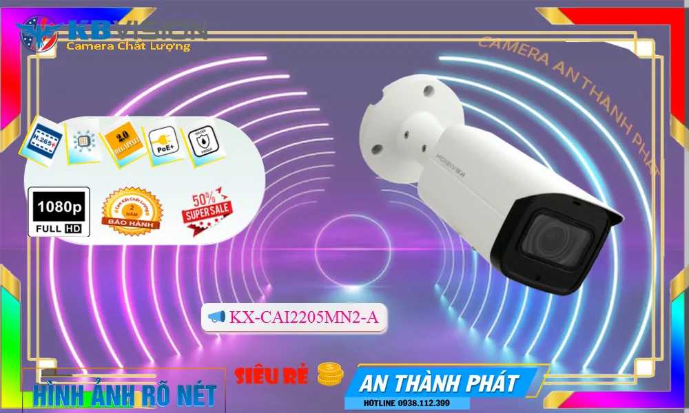 KX-CAi2205MN2-A sắc nét KBvision
