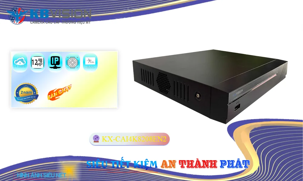 KX-CAi4K8208EN2 sắc nét KBvision ➠