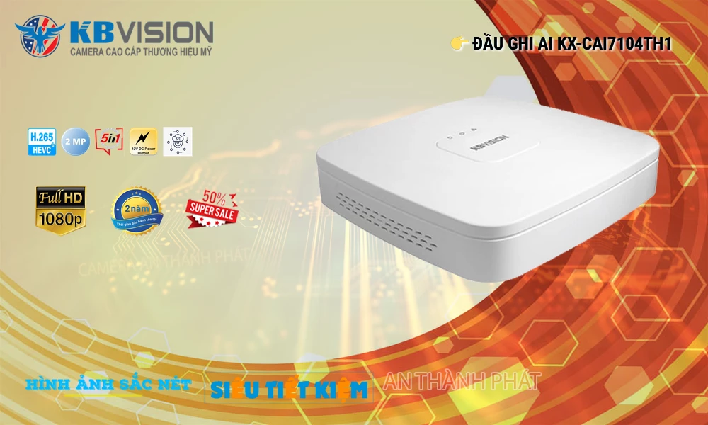 KX-CAi7104TH1 sắc nét KBvision KX-CAi7104TH1 sắc nét KBvision