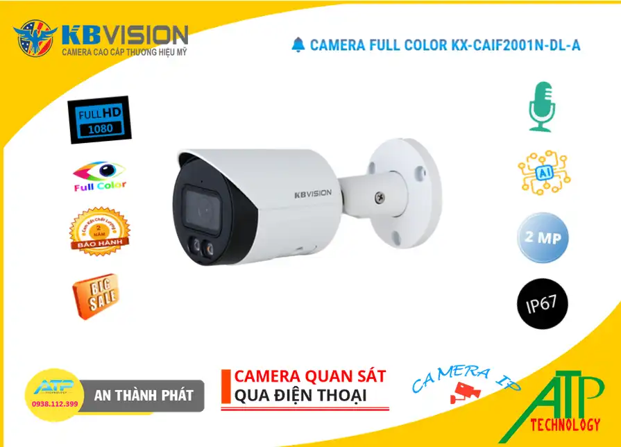 KX-CAiF2001N-DL-A sắc nét KBvision