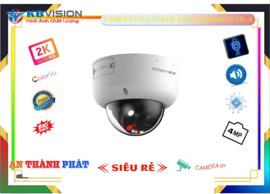 ➠  KX-CAiF4004MN2-TiF-A sắc nét KBvision