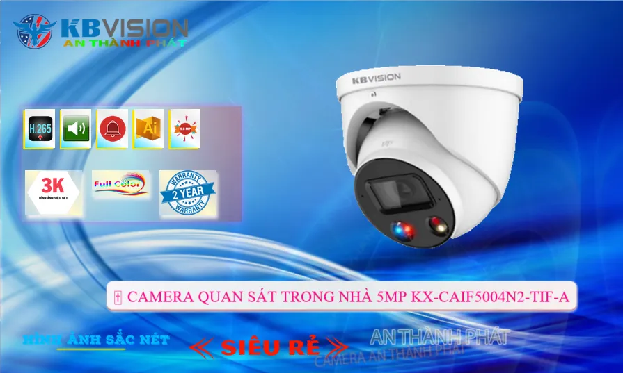 Camera KBvision Chất Lượng KX-CAiF5004N2-TiF-A Camera KBvision Chất Lượng KX-CAiF5004N2-TiF-A