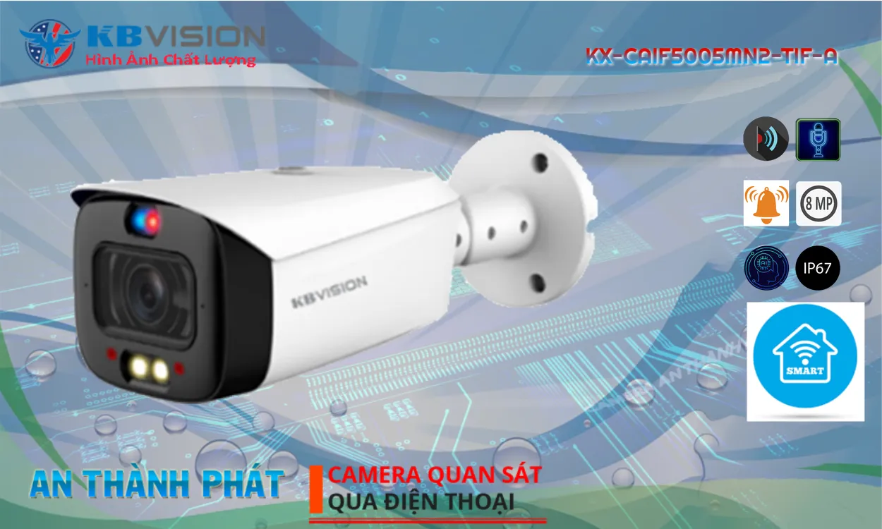 KX-CAiF5005MN2-TiF-A sắc nét KBvision