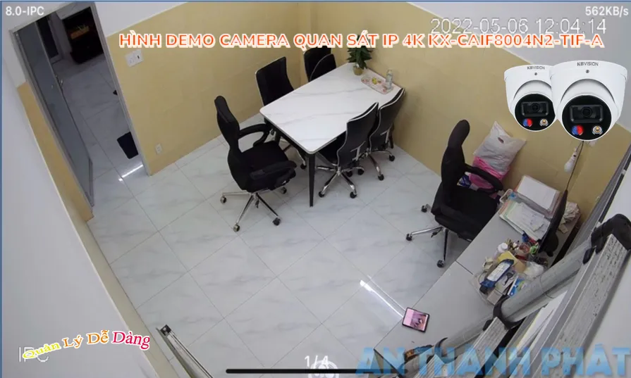 Camera KBvision Chất Lượng KX-CAiF8004N2-TiF-A Camera KBvision Chất Lượng KX-CAiF8004N2-TiF-A