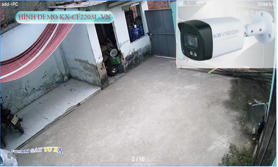 KX-CF2203L-VN sắc nét KBvision