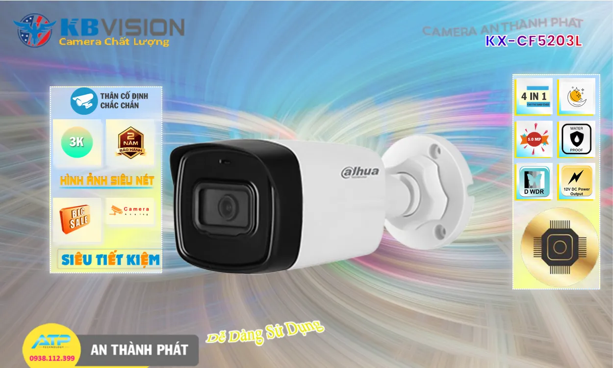 ➠  KX-CF5203L sắc nét KBvision