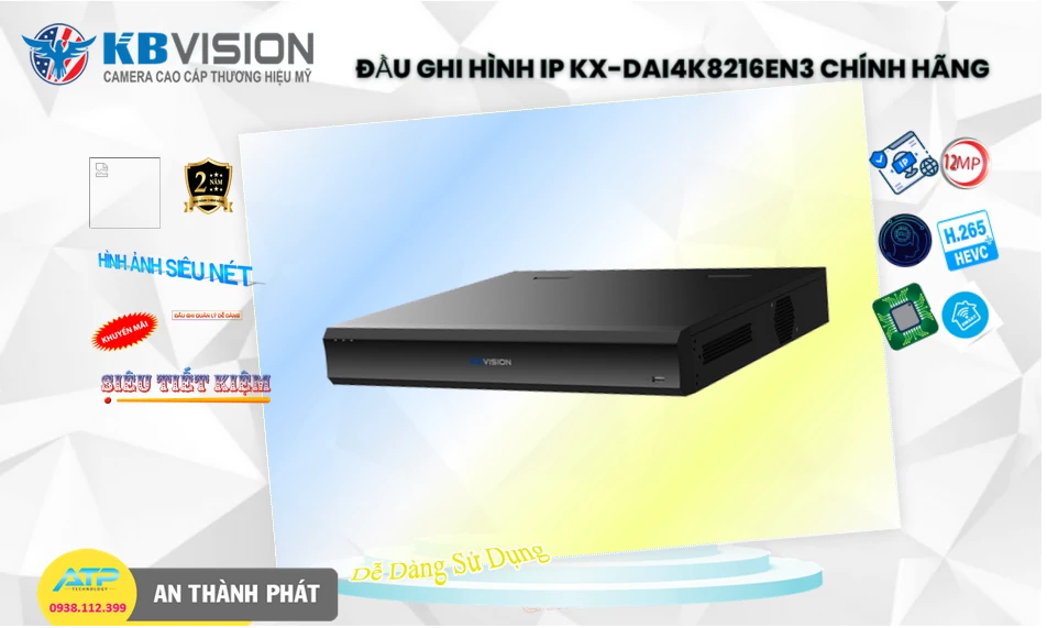 KX-DAi4K8216EN3 sắc nét KBvision