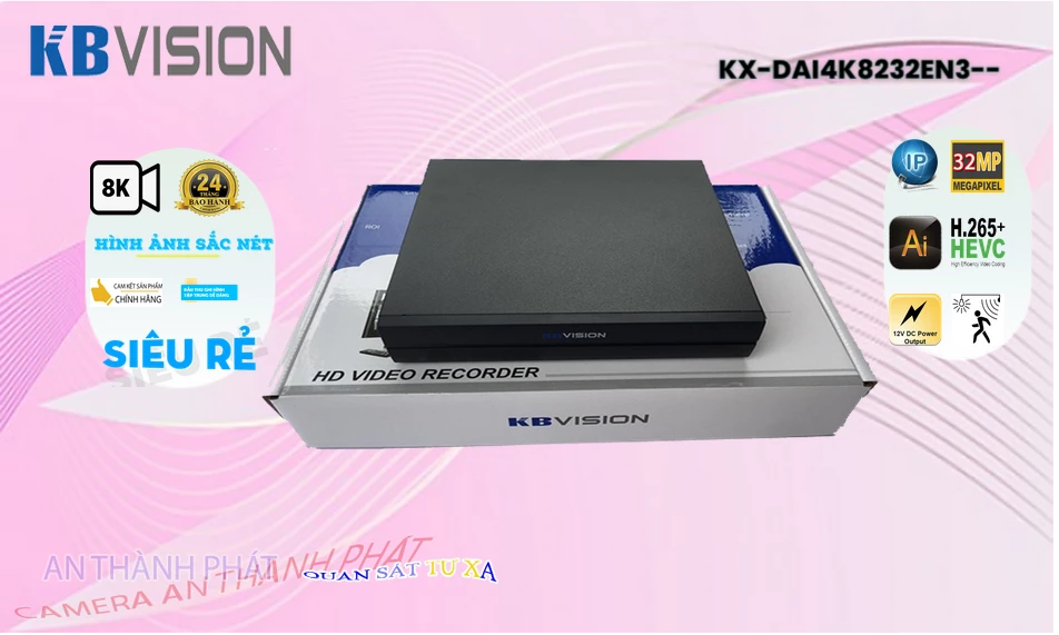 KX-DAi4K8232EN3 sắc nét KBvision