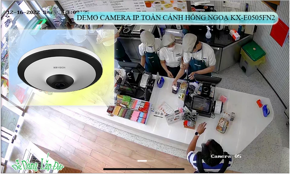 KX-E0505FN2 sắc nét KBvision