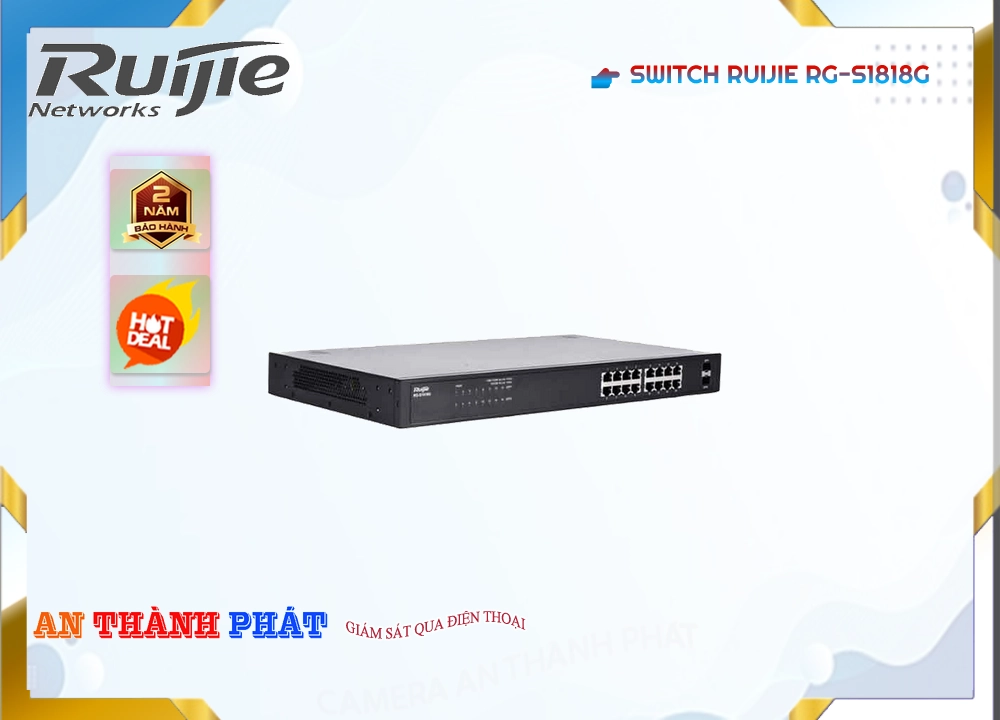Bộ chia mạng RG-S1818G Hãng Ruijie Bộ chia mạng RG-S1818G Hãng Ruijie