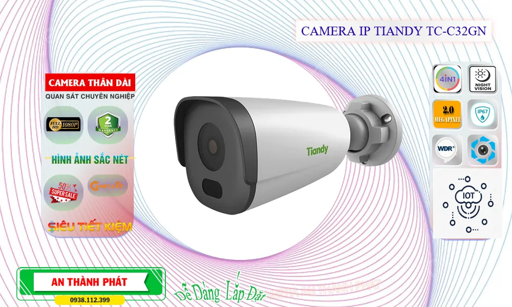ảnh camera ip tiandy TC-C32GN