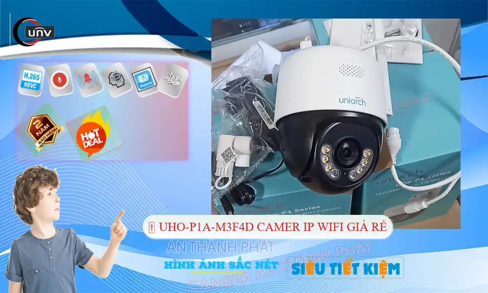 UHO-P1A-M3F4D sắc nét UNV (Uniview)