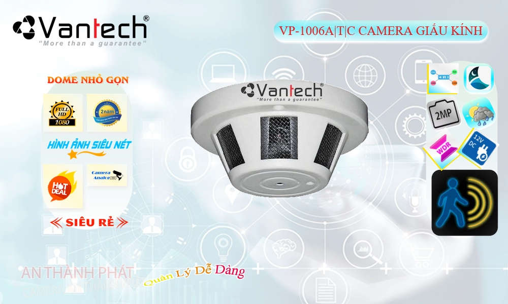 VP-1006A|T|C Camera Công Nghệ HD VanTech
