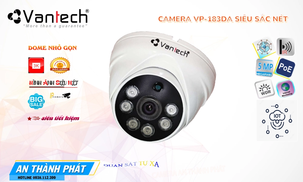 Camera VanTech Chất Lượng VP-183DA