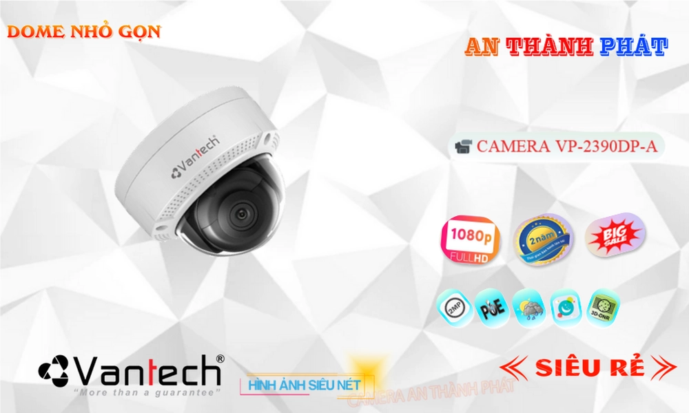 Camera An Ninh VanTech VP-2390DP-A Chức Năng Cao Cấp