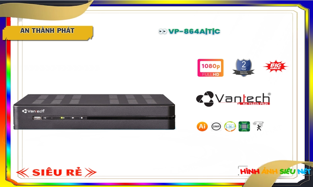 Đầu Ghi VP-864A|T|C Đang giảm giá Đầu Ghi VP-864A|T|C Đang giảm giá