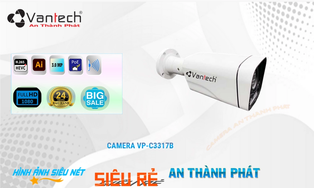 VP-C3317B Camera An Ninh Giá tốt ✲