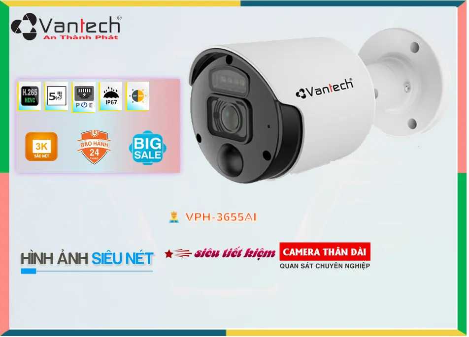 ➠ VPH-3655AI sắc nét VanTech ➠ VPH-3655AI sắc nét VanTech