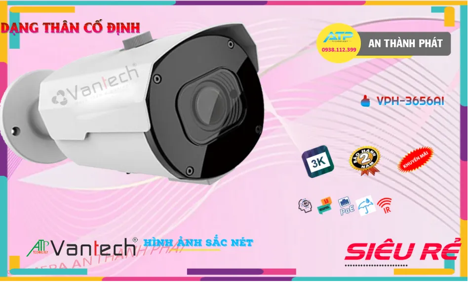 VPH-3656AI sắc nét VanTech ➠