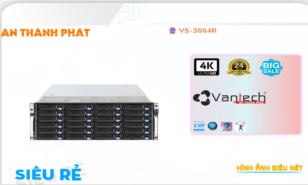✲ Đầu Ghi Camera VS-3664R VanTech đang khuyến mãi ✲ Đầu Ghi Camera VS-3664R VanTech đang khuyến mãi