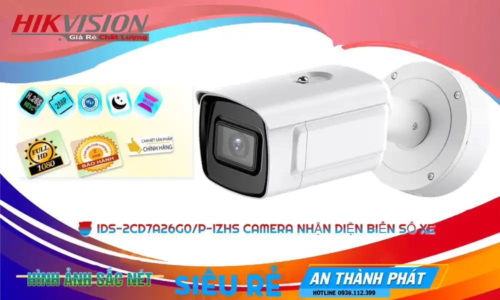 iDS-2CD7A26G0/P-IZHS sắc nét Hikvision