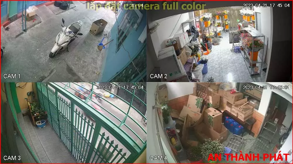 Lắp camera dahua full color sắc nét